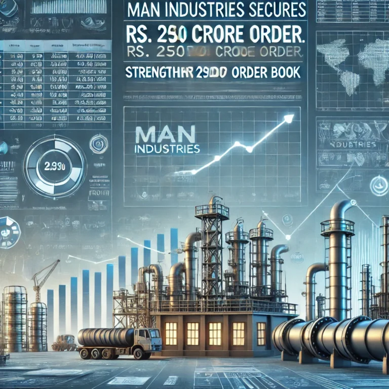 Man Industries Secures Rs. 250 Crore Order, Strengthening Rs. 2900 Crore Order Book