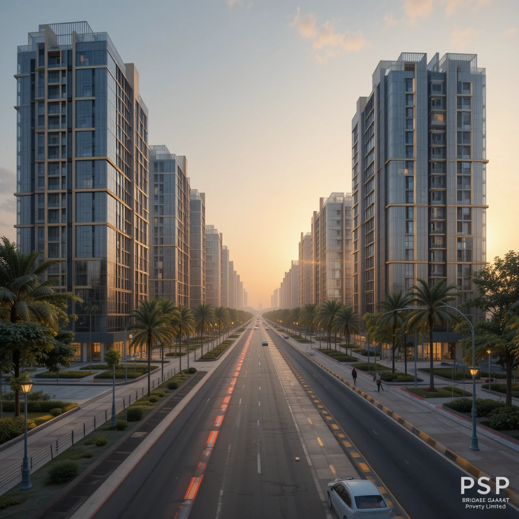 PSP Projects has received a ₹107.10 crore work order for civil and finishes work at GIFT City, Gandhinagar, awarded by Brigade (Gujarat) Projects Private Limited.