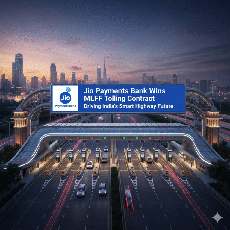 Jio Payments Bank Wins MLFF Tolling Contract: Driving India’s Smart Highway Future