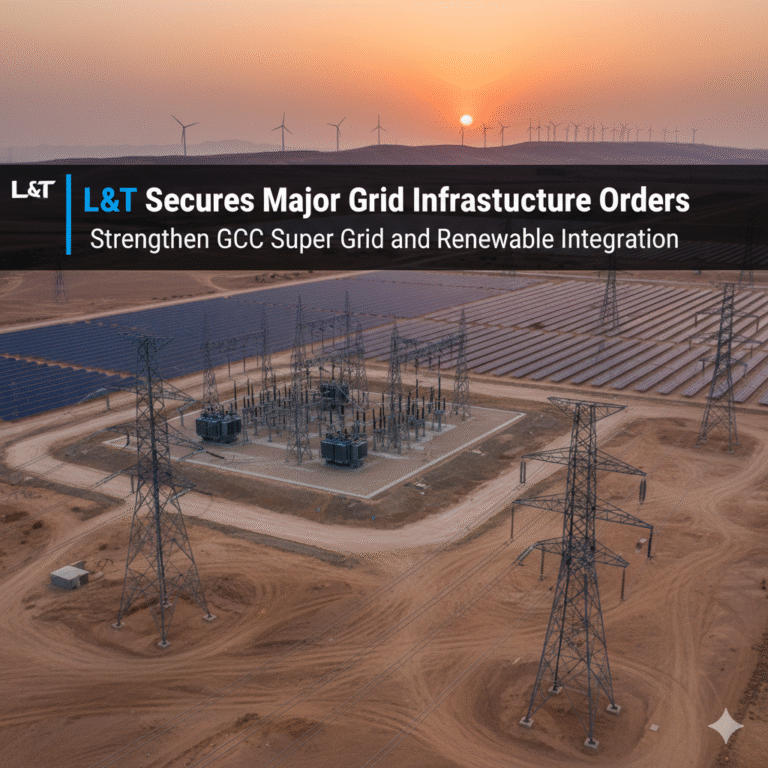 L&T Wins Large Grid Infrastructure Orders, Strengthening GCC Super Grid and Renewable Integration