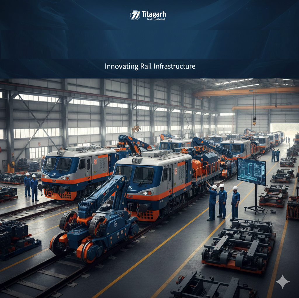 Titagarh Rail Systems Wins ₹273.24 Crore Order for Rail-Borne Maintenance Vehicles