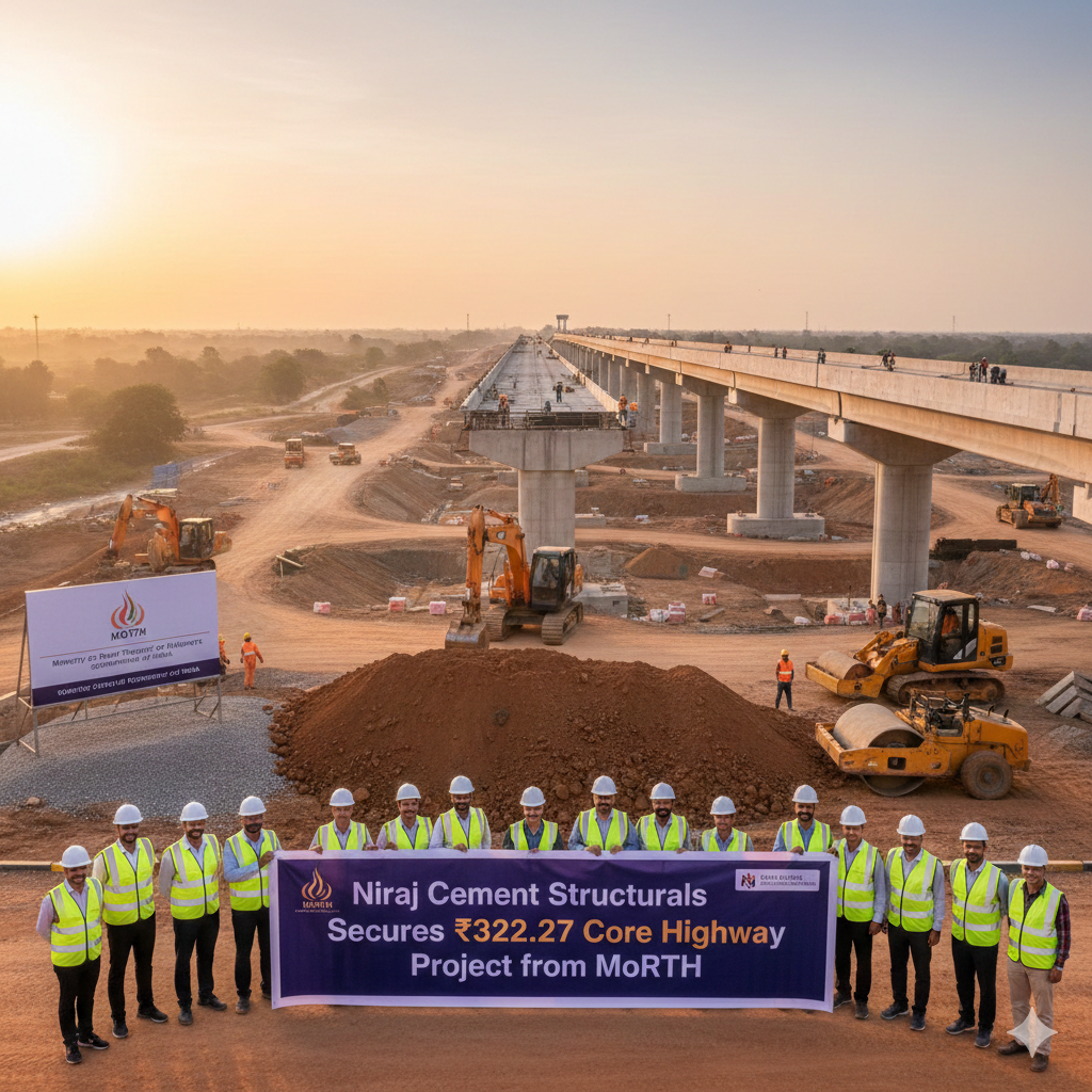Niraj Cement Structurals Secures ₹322.27 Crore Highway Project from MoRTH