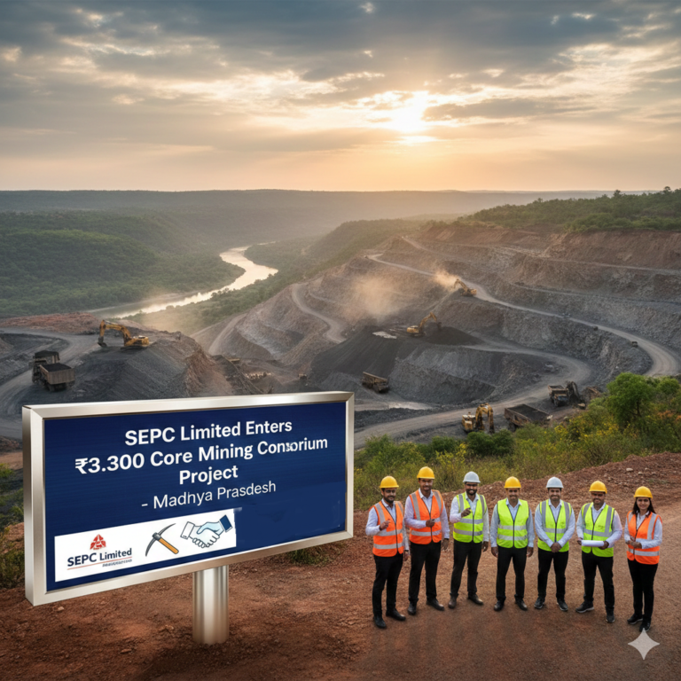 SEPC Limited Enters ₹3,300 Crore Mining Consortium Project in Madhya Pradesh
