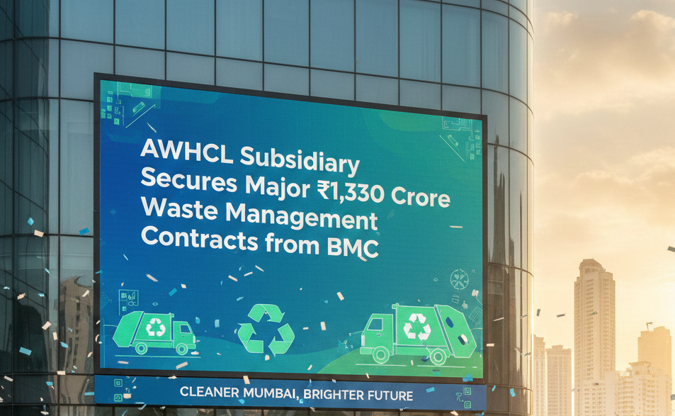 AWHCL Subsidiary Secures Major ₹1,330 Crore Waste Management Contracts from BMC