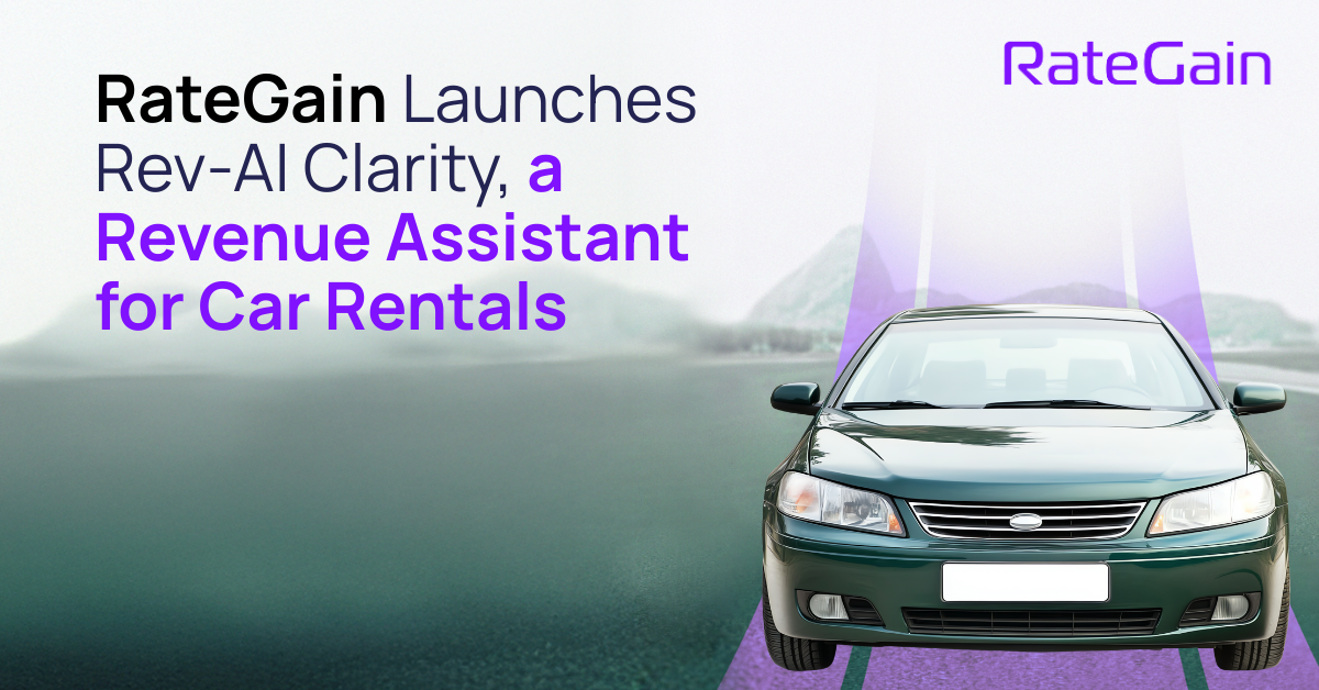 RateGain Unveils Rev-AI Clarity: AI-Powered Revenue Assistant for Car Rentals