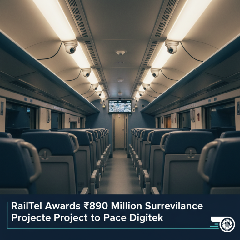 RailTel Awards ₹890 Million Surveillance Project to Pace Digitek