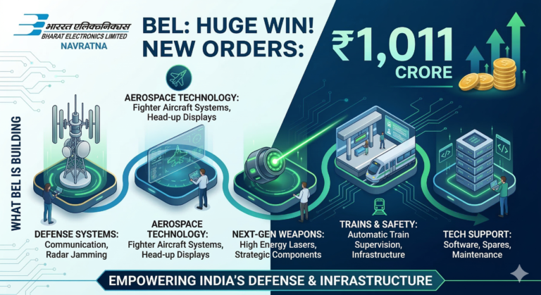 Big Win for BEL: New Orders Worth ₹1,011 Crore