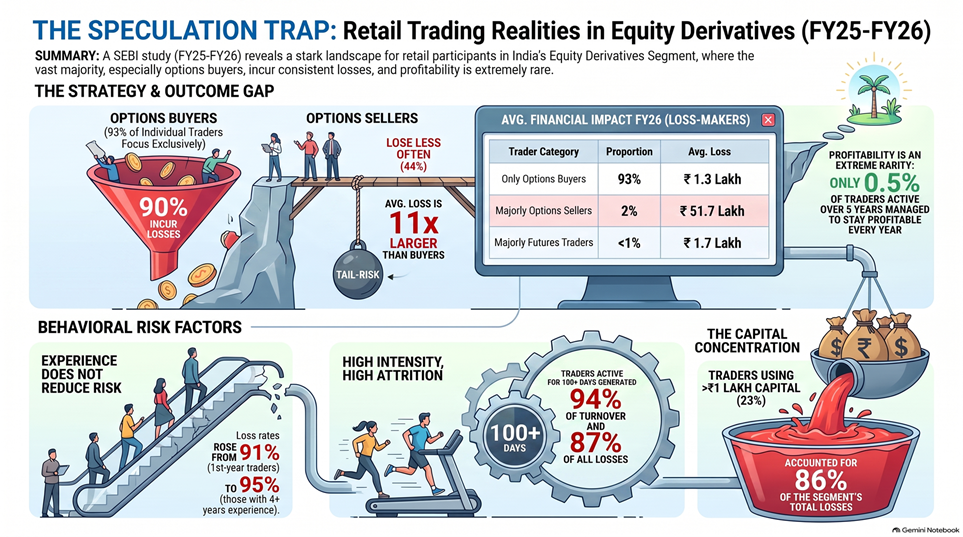 Why Most Individual Traders Lose in Equity Derivatives: What SEBI’s FY25–FY26 Study Reveals 1 Retail Trading Realities Study Analysis 1