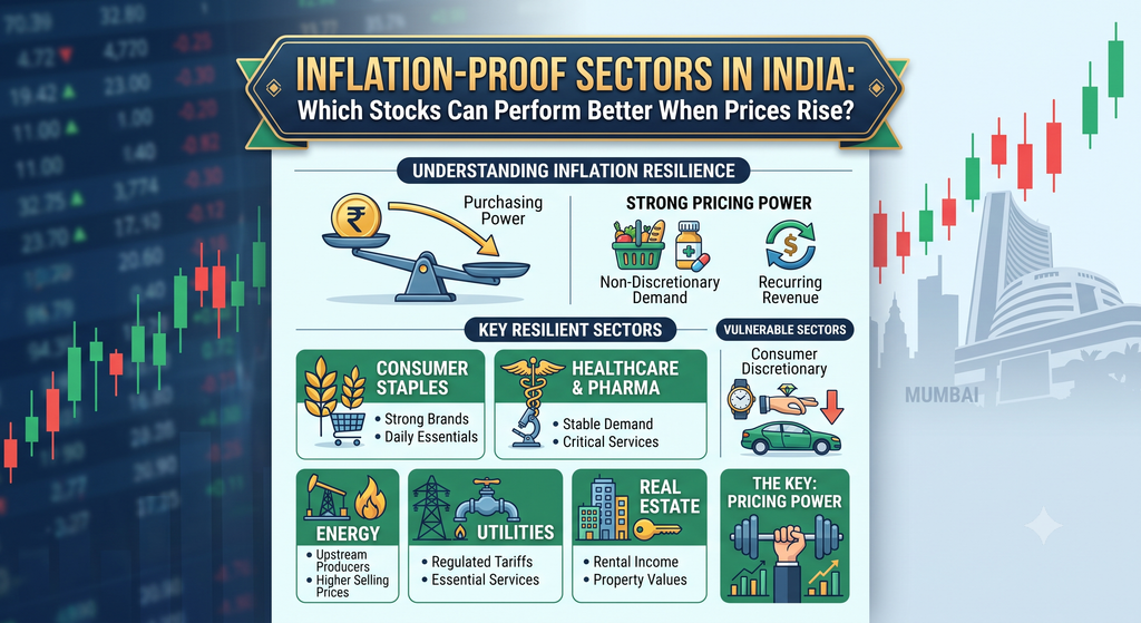 Inflation-Proof Sectors in India: Which Stocks Can Perform Better When Prices Rise?
