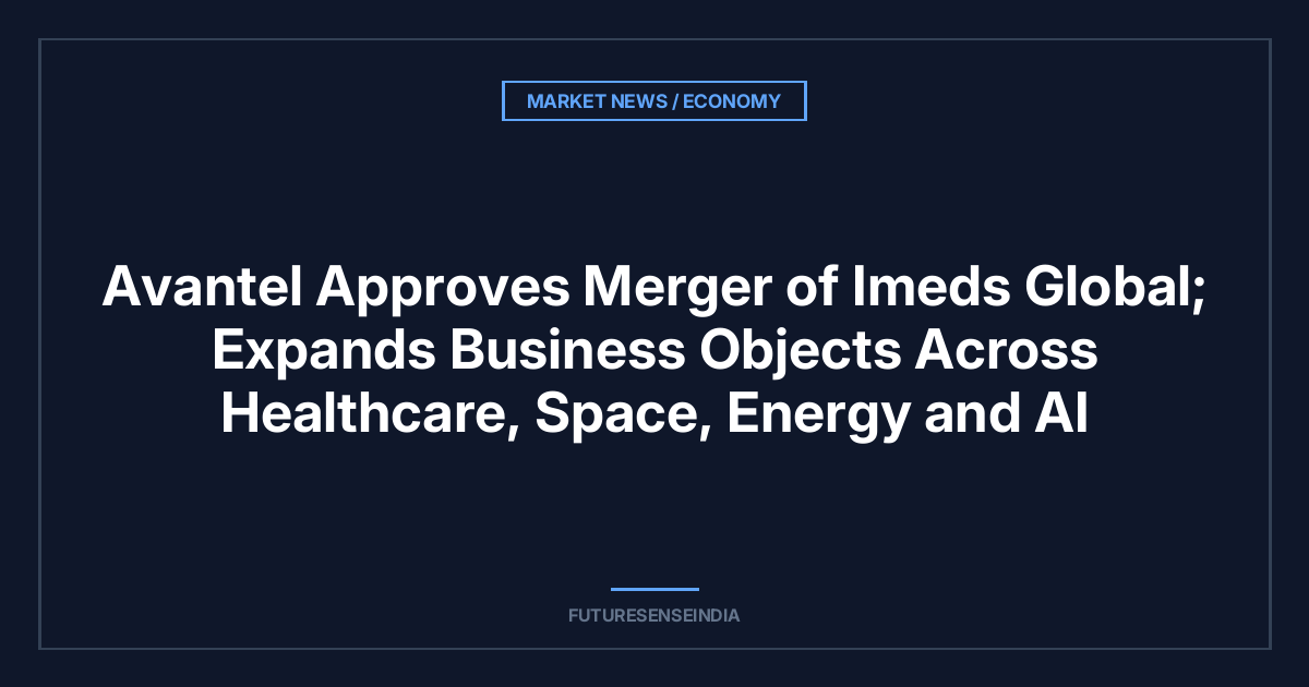 Avantel Approves Merger of Imeds Global; Expands Business Objects Across Healthcare, Space, Energy and AI