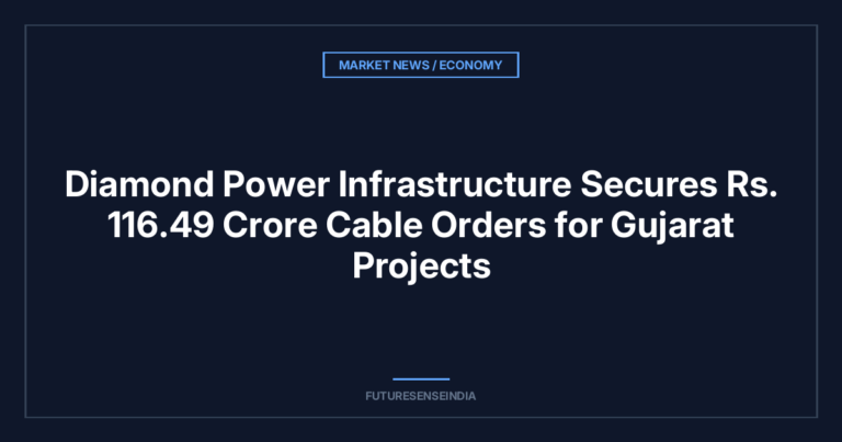 Diamond Power Infrastructure Secures ₹116.49 Crore Cable Orders for Gujarat Projects