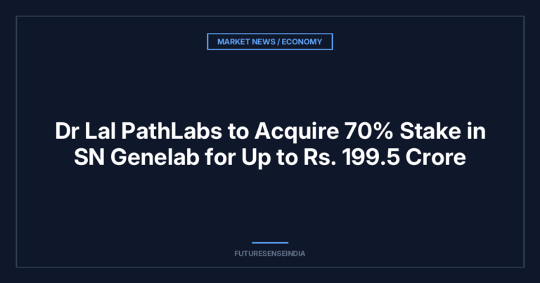 Dr Lal PathLabs to Acquire 70% Stake in SN Genelab for Up to ₹199.5 Crore