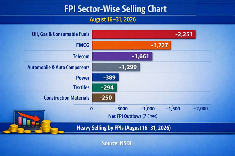 fpi top Selling Sectors