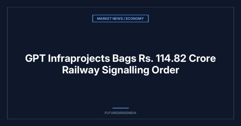 GPT Infraprojects Bags ₹114.82 Crore Railway Signalling Order