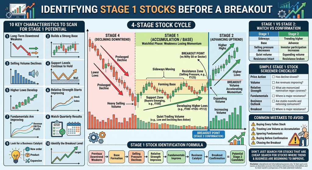 How to Identify Stage 1 Stocks Before a Breakout 1 how to identify stock before stage1 brekout 1
