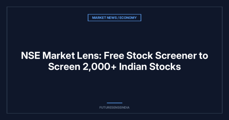 NSE Market Lens: Free Stock Screener to Screen 2,000+ Indian Stocks