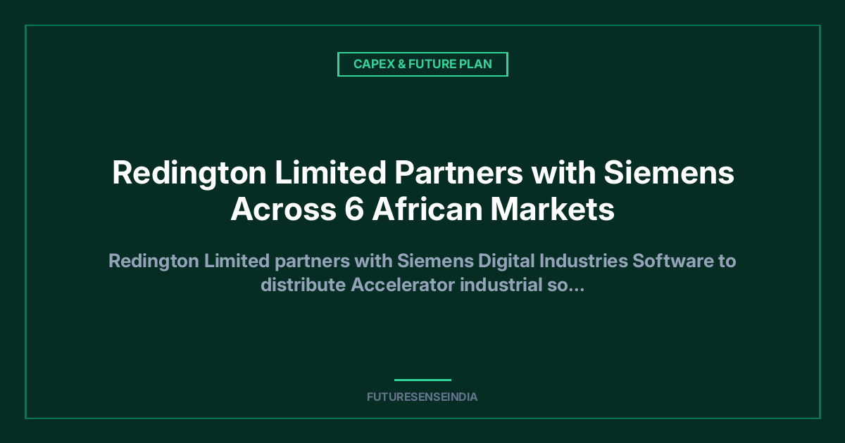 Redington Limited Partners with Siemens Across 6 African Markets