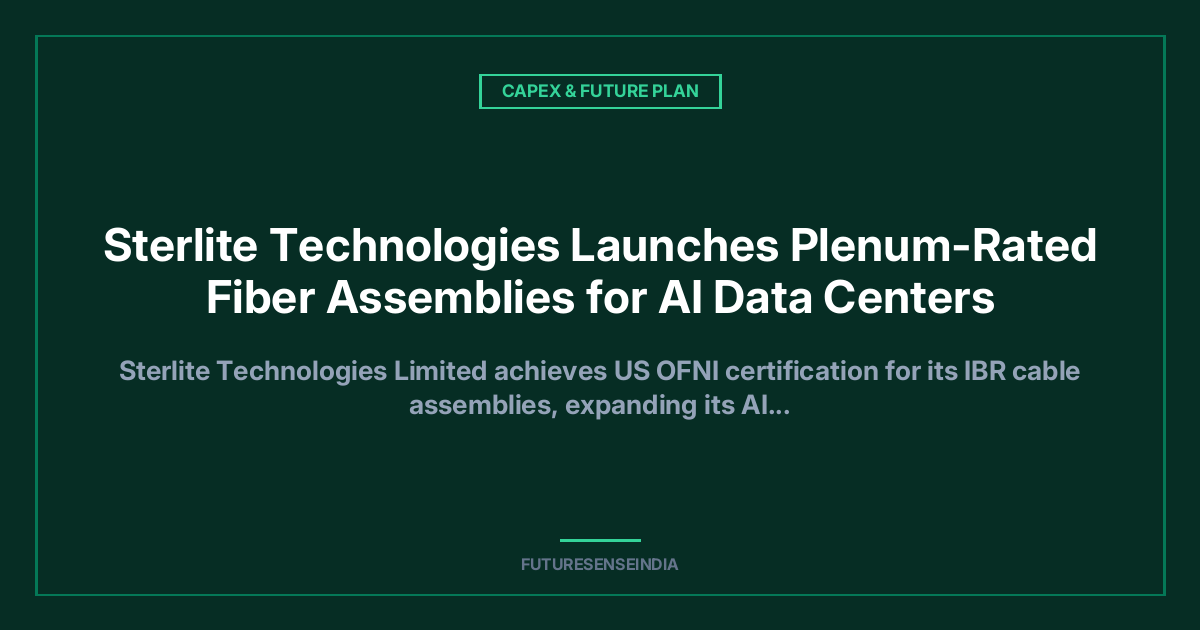 STL Launches Plenum-Rated Fiber Trunk Assemblies for AI Data Center Connectivity