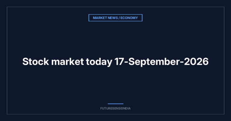 Stock Market Today: Nifty, Bank Nifty, Top Gainers & Losers – September 17, 2026