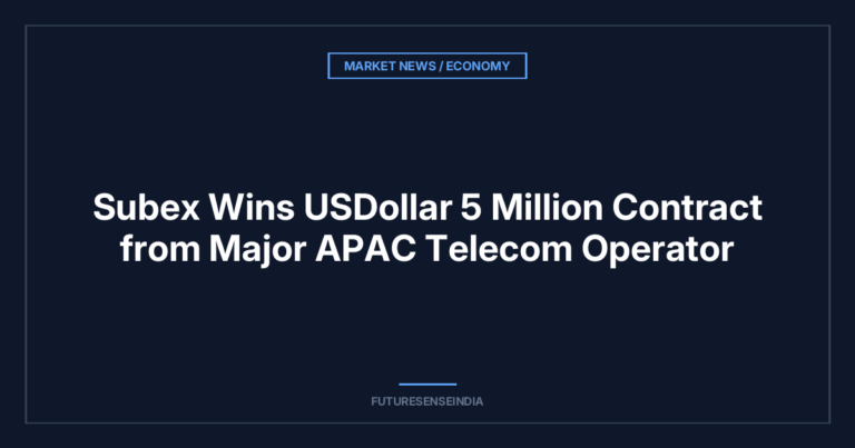 Subex Wins US$5 Million Contract from Major APAC Telecom Operator