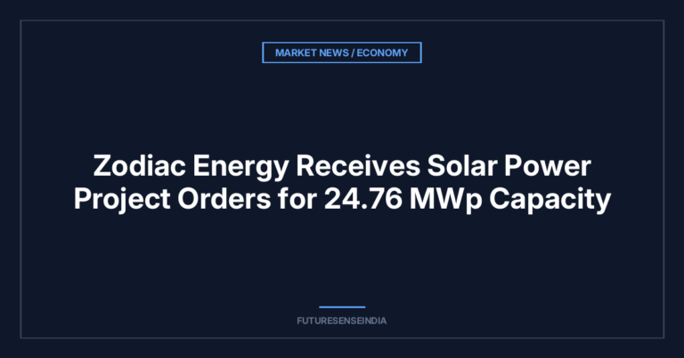 Zodiac Energy Receives Solar Power Project Orders for 24.76 MWp Capacity